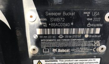 2022 Sweeper Bucket 72″ full