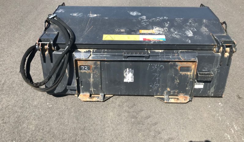 2022 Sweeper Bucket 72″ full