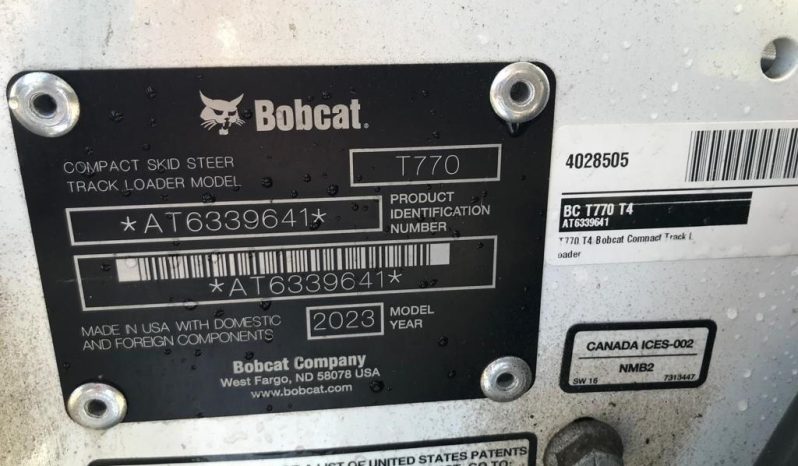 Used 2023 Bobcat T770 full